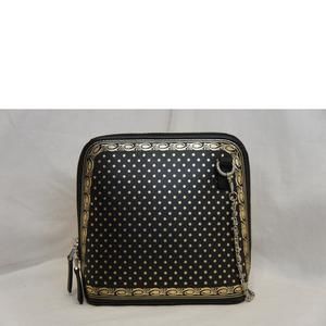 Gucci Black Chain Shoulder Guccy Print Bag